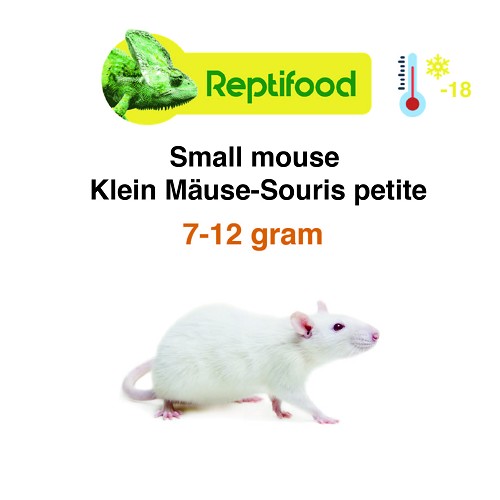 Diepvries muis klein 7-12 gram 25 st.